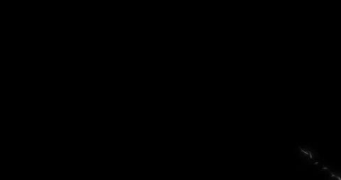 Glowing lightning bolt animation with realistic electric discharge, Strong thund 스톡 동영상 347673587