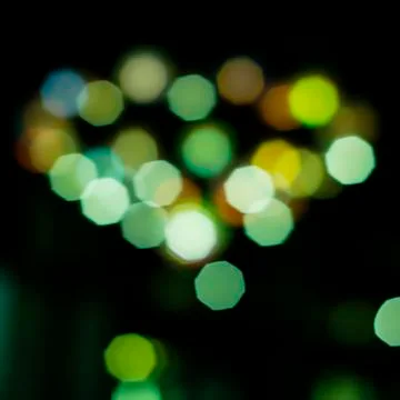Glowing lights background with bokeh Stock Photos