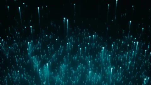 Glowing Lights Flying Animation  Stock-Footage 240340572