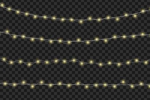 Glowing lights Illustrazione stock