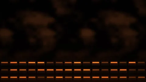 Glowing lights in patterns on a dark background Stock Footage 340269198