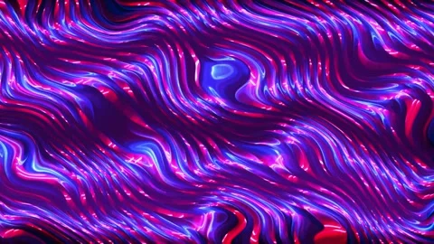 Glowing line liquid shape background. Stock Footage 293485122