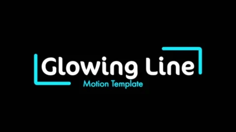 Glowing Line Reveal 스톡 After Effects
