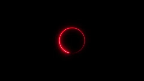 Glowing line web neon circle pattern.Abstract glowing neon circle frame. Ab.. Stock Footage 332583112