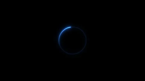 Glowing line web neon circle pattern.Abstract glowing neon circle frame. Ab.. Stock Footage 332583134