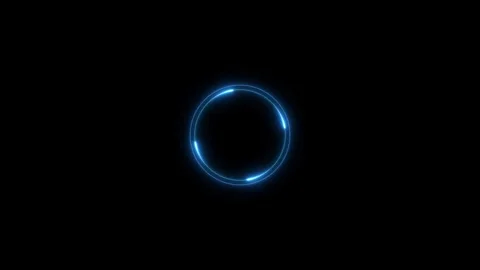 Glowing line web neon circle pattern.Abstract glowing neon circle frame. Ab.. Stock Footage 332583142