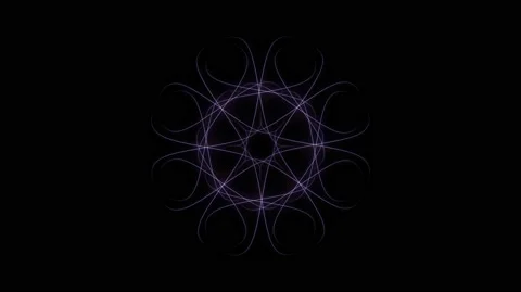 Glowing Lines 4K Stock Footage 94655995