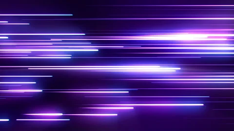 Glowing lines, abstract animation Stock Footage 121977810