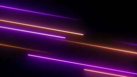 Glowing lines, abstract animation Stock Footage 138600099
