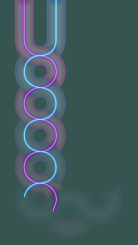 Glowing Lines Abstract Loop 4K Stock Footage 336985157