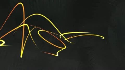 Glowing lines abstract motion Stock Footage 15916571