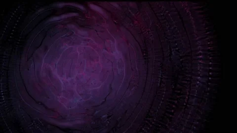 Glowing  lines and glowing particles. Stock Footage 142677671