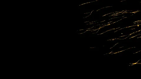 Glowing lines and light particles on dark blue background. Stock Footage 171018108