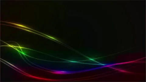 Glowing lines and wave patterns	 스톡 동영상 296860035