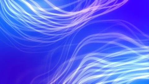 Glowing Lines in Blue Gradient Atmosphere 4K Loop Video stock 247841470