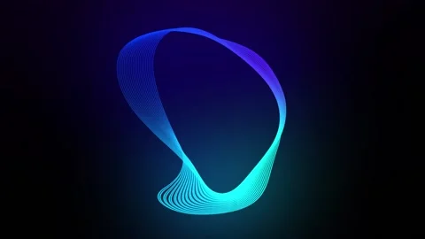 Glowing lines Video stock 237805413