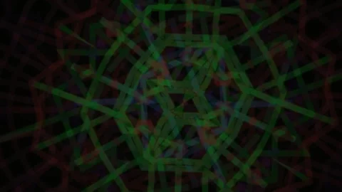 Glowing Lines Forming Geometric Patterns. Stock Footage 334672121