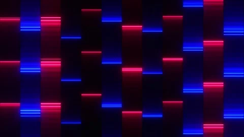 Glowing lines motion background loop animated Stock Footage 320698663