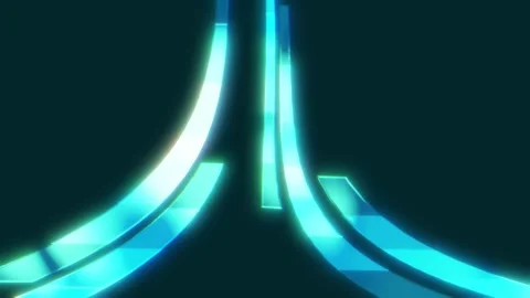 Glowing Lines Moving Upwards Background Stock Footage 293076031