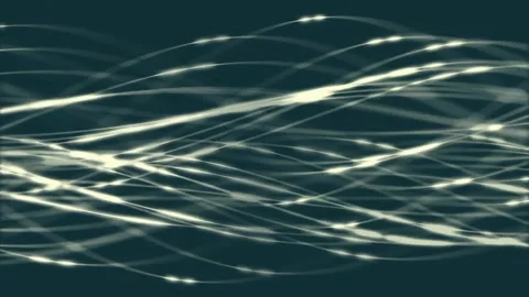 Glowing Lines Wavy Motion Loop Video stock 220196961