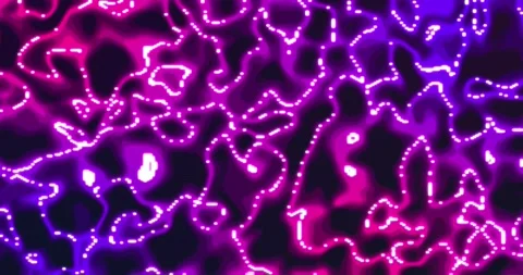 Glowing liquid. Abstract Fluid Animation Pink violet Color Flowing Wavy Smo.. Stock Footage 224921603
