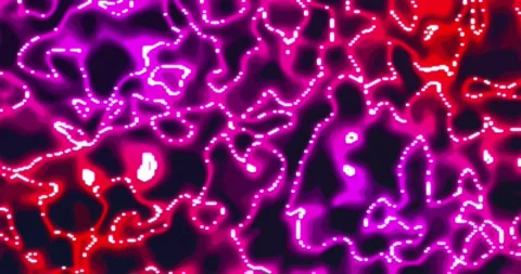 Glowing liquid. Abstract Fluid Animation purple red Color Flowing Wavy Smoo.. Vídeos de archivo 224922228