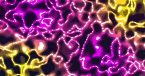 Glowing liquid. Abstract Fluid Animation Wavy Smooth Seamless loop Video stock 224922327