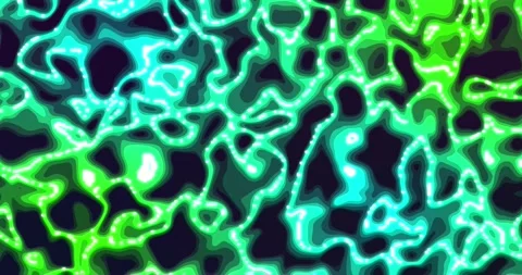 Glowing liquid. Abstract Fluid Animation sky Blue green Color Flowing Wavy .. Vídeos de archivo 224924988