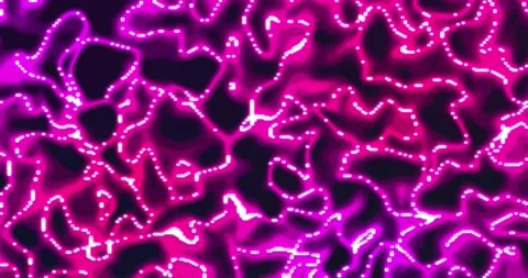 Glowing liquid. Abstract Fluid Animation purple pink Color Flowing Wavy Smo.. Video stock 224945805