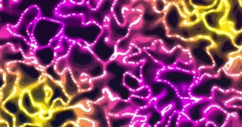Glowing liquid. Abstract Fluid Animation Wavy Smooth Seamless loop Vídeos de archivo 224945912