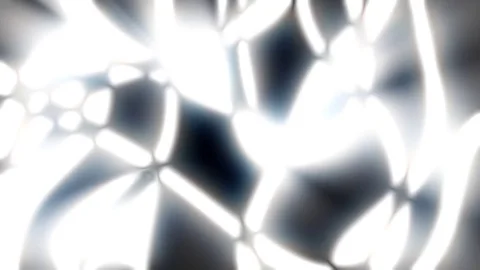Glowing Liquid BW Pattern Flow Abstract Motion Backgroud Loop 2 Stock Footage 77606660
