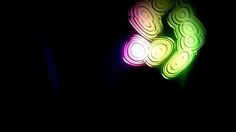 Glowing Liquid Silk &amp; Ocean Jasper Swirls - Dynamic Social Media Ad Backgro.. Stock Footage 347176977
