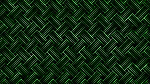 Glowing looping neon effect background, black background. Illustrazione stock