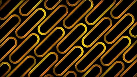 Glowing looping neon effect background, black background. Illustrazione stock