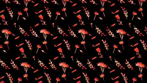 Glowing looping neon effect background, black background. Stock Illustration