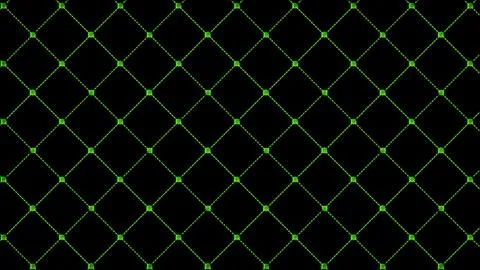 Glowing looping neon effect background, black background. Illustrazione stock