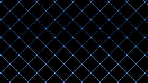 Glowing looping neon effect background, black background. Stock Illustration