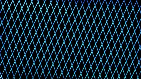 Glowing looping neon effect background, black background. Stock Illustration