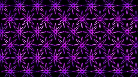 Glowing looping neon effect background, black background. Stock Illustration