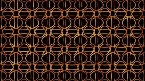 Glowing looping neon effect background, black background. Stock Illustration