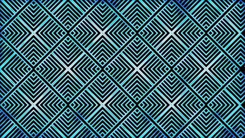 Glowing looping neon effect background, black background. Stock Illustration