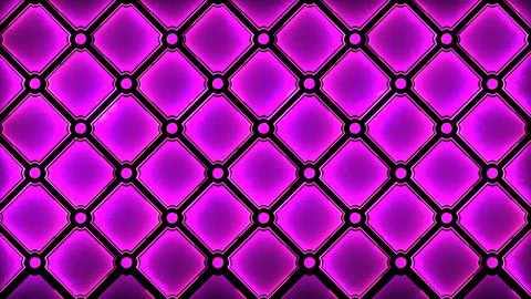 Glowing looping neon effect background, black background. Stock Illustration