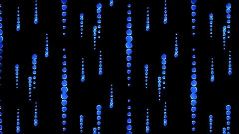 Glowing looping neon effect background, black background. Stock Illustration