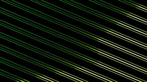 Glowing looping neon effect background, black background. Stock Illustration