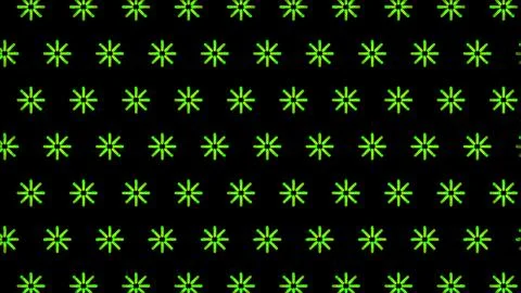 Glowing looping neon effect background, black background. Stock Illustration