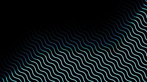 Glowing looping neon effect background, black background. Stock Illustration