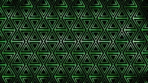 Glowing looping neon effect background, black background. Illustrazione stock