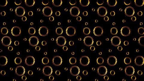 Glowing looping neon effect background, black background. Illustrazione stock