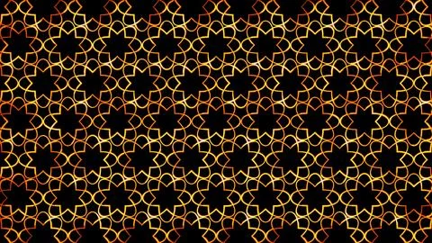 Glowing looping neon effect background, black background. 스톡 일러스트