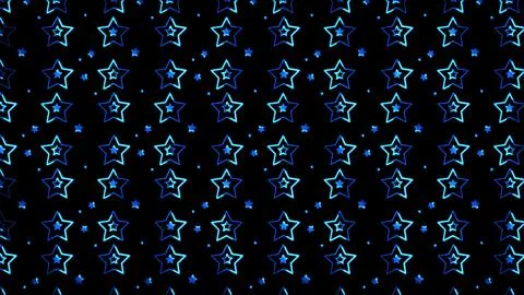 Glowing looping neon effect background, black background. 스톡 일러스트